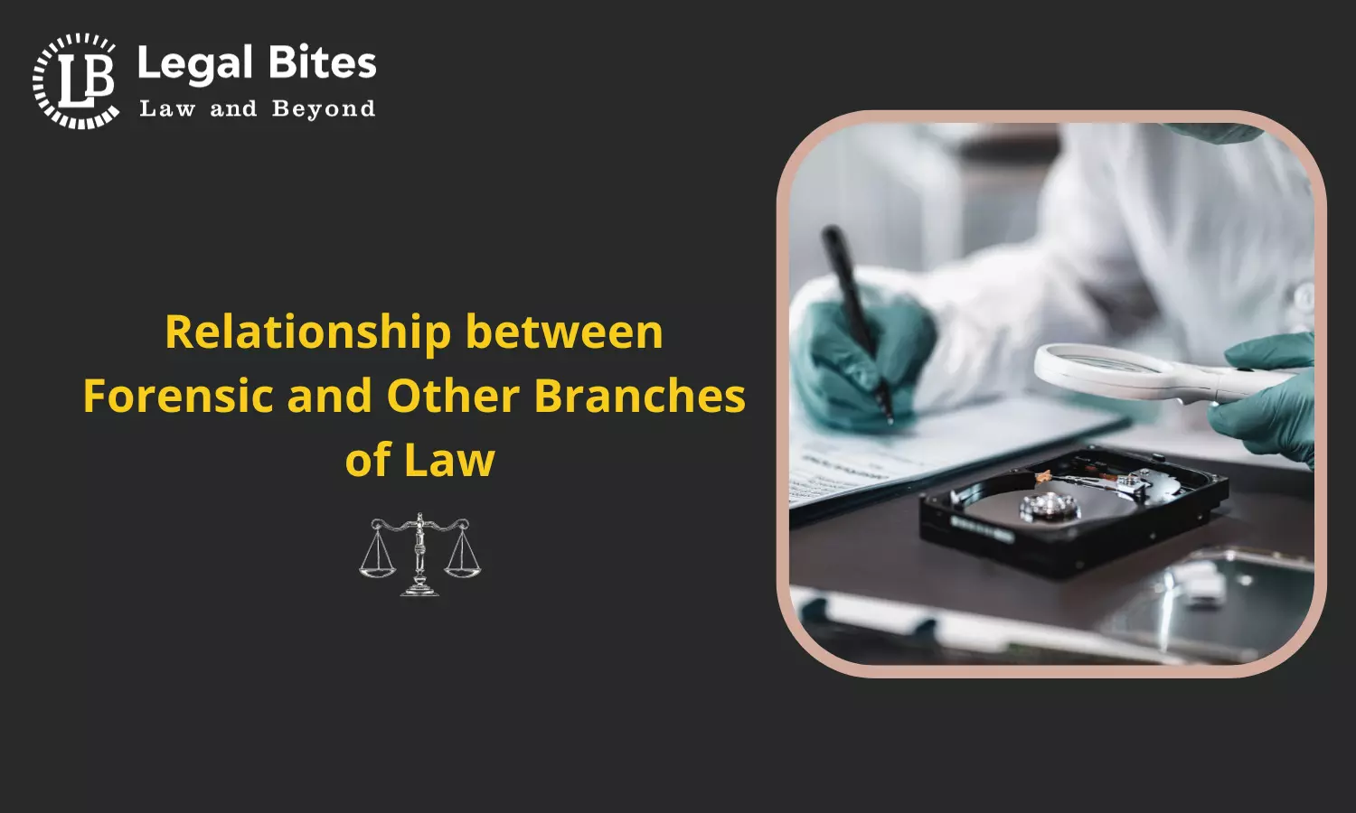 Relationship between Forensic and Other Branches of Law Relationship between Forensic and Other Branches of Law